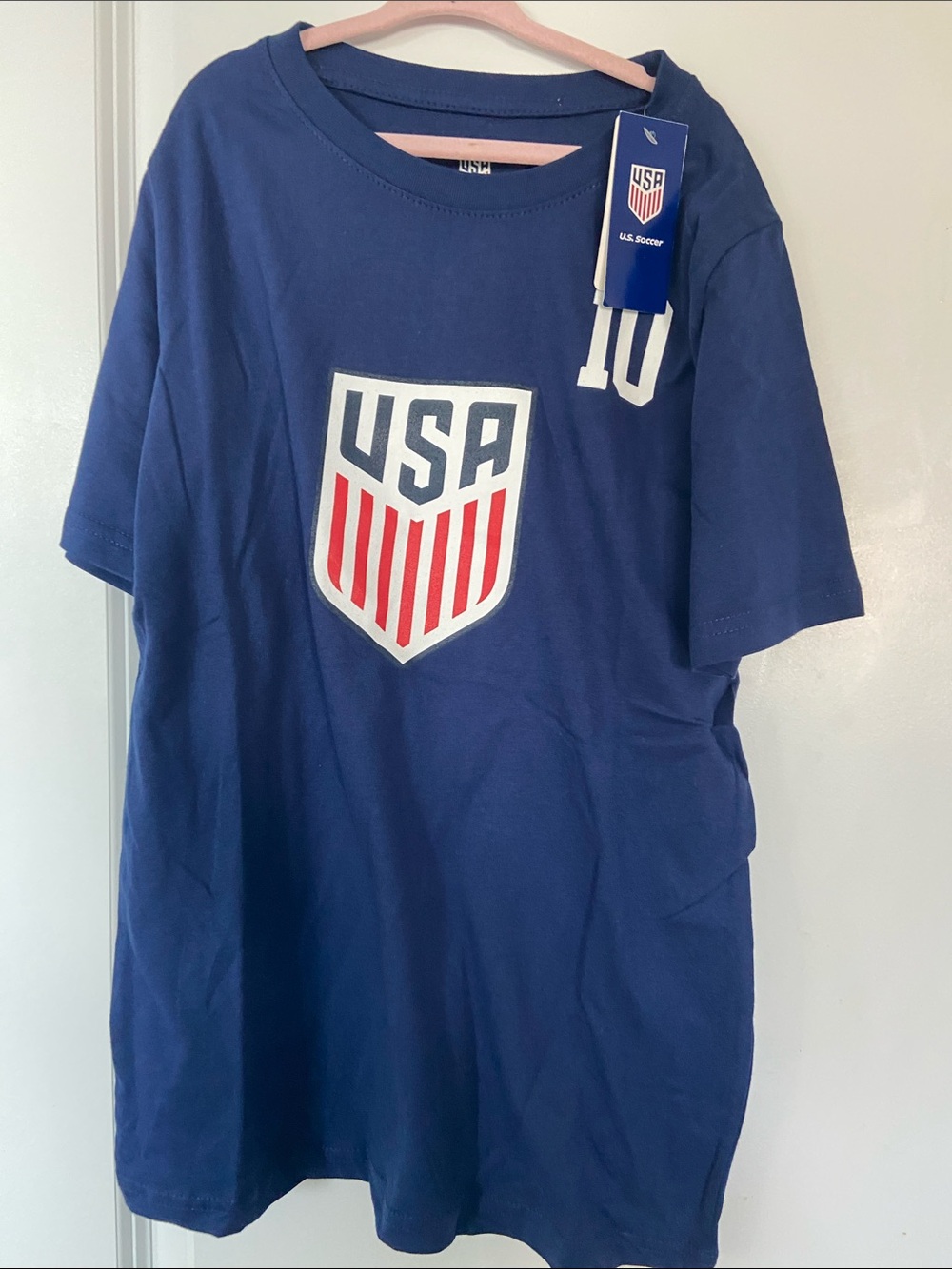 USA Soccer Kids Navy Graphic Tee - Official USA Crest